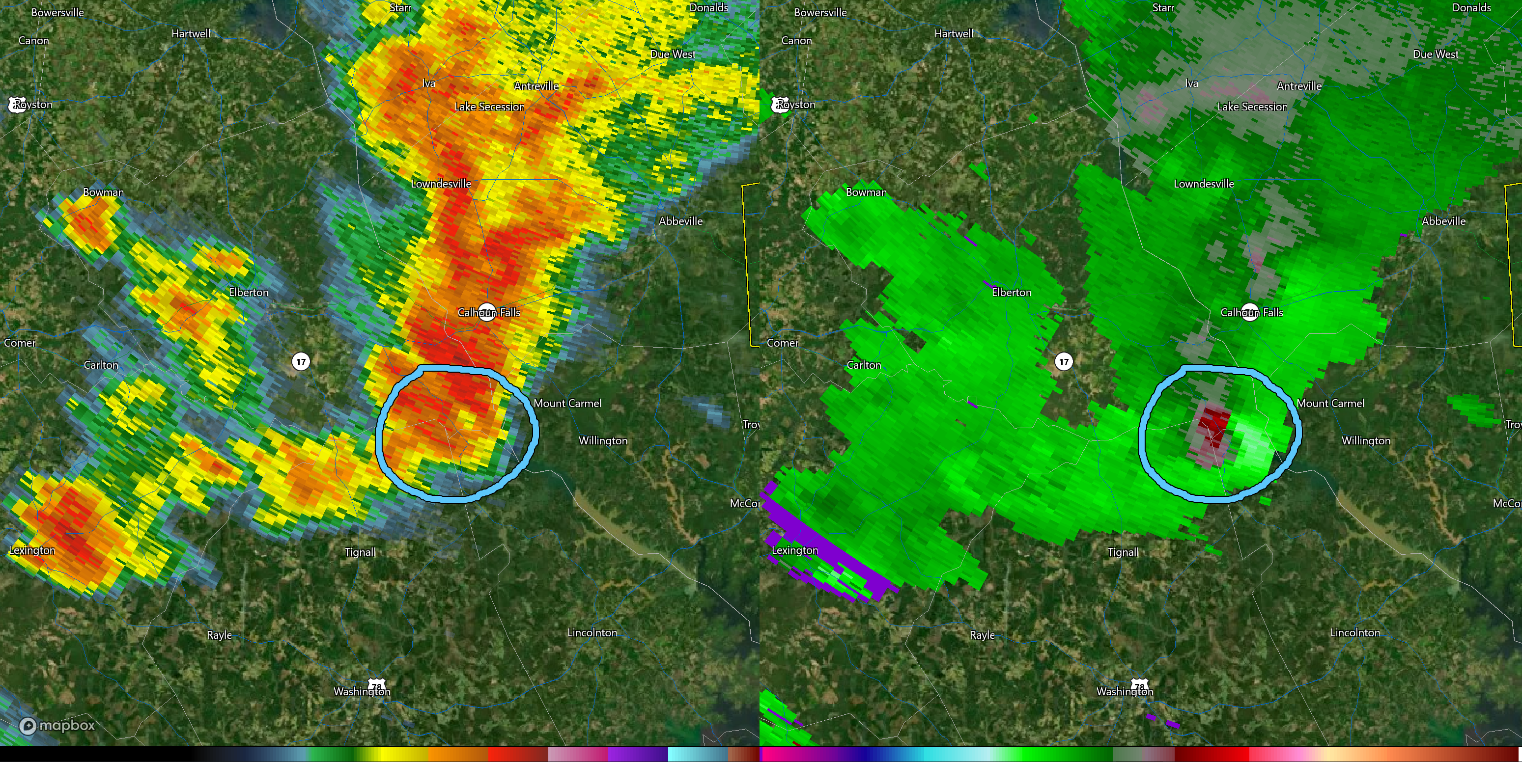 NWS confirms tornado in Elbert County, straight line winds in Dawson ...