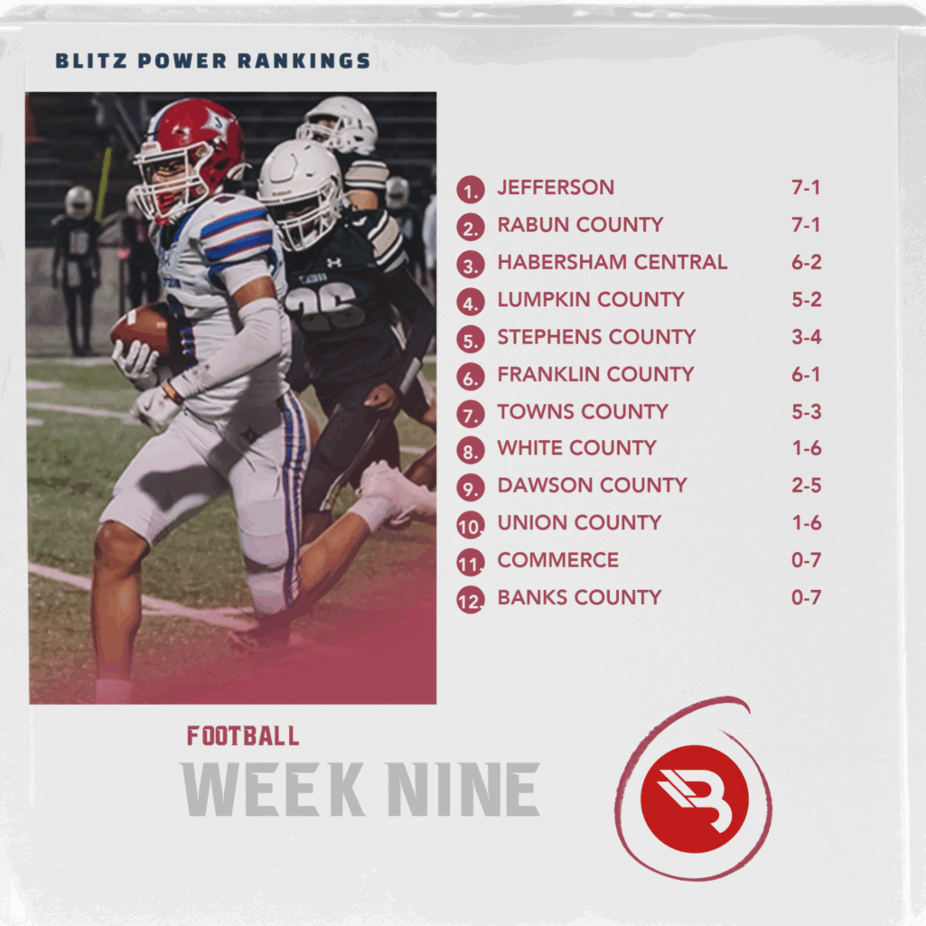 Football Power Rankings: Week Nine - Now Georgia