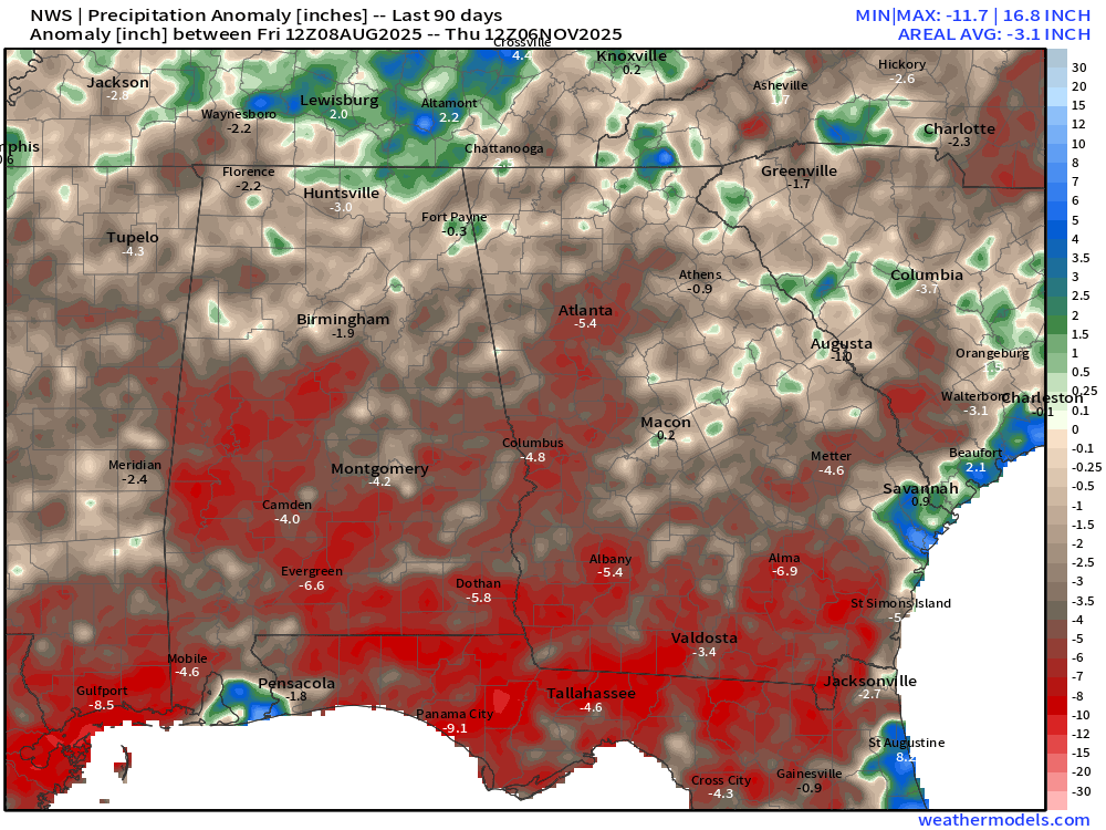 Drought continues to slowly improve across north half of Georgia - Now ...
